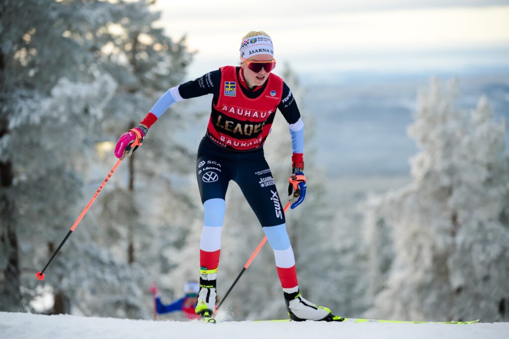 Malva Nisén under Bauhaus cup i Idre Fjäll