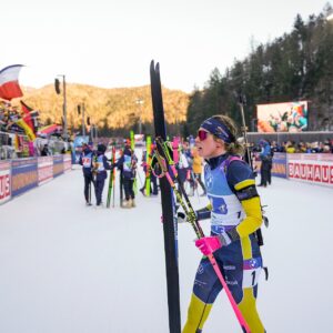 De svenska damerna stod för en ordentlig kämpainsats i Ruhpolding.